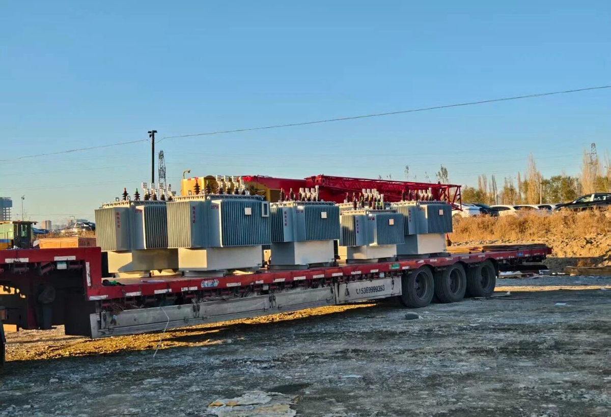 新達変圧器の第2陣となる電力変圧器がホルゴス港に無事到着、中央アジアにおける事業拡大を加速