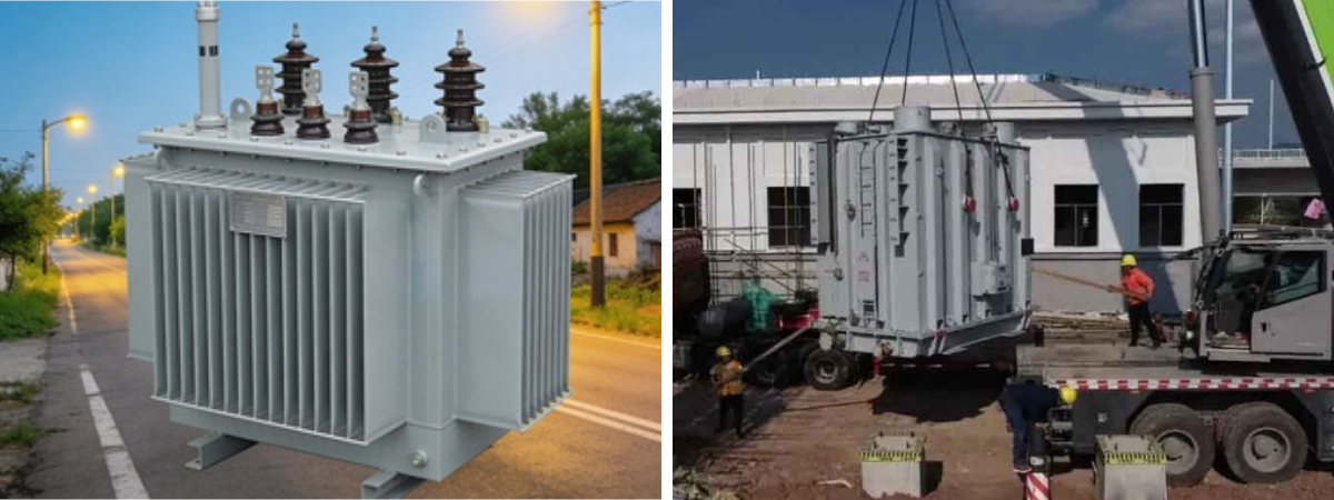 3-Phasen-Leistungstransformator